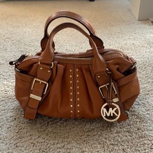 Michael Kors Cognac Studded Handbag